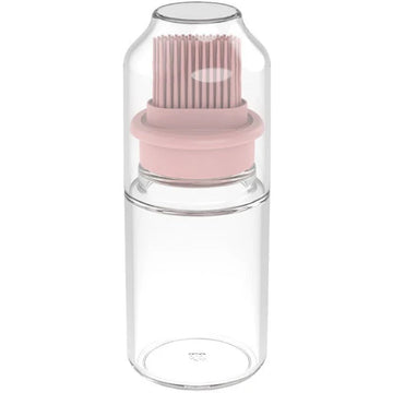 Portable Oil Bottle with Brush Silicone Barbecue Liquid Gadgets High-temperature Kitchen Baking Pastry Barbecue BBQ Tool